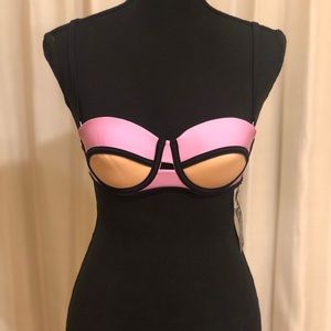 MULTI COLORED BIKI TOP